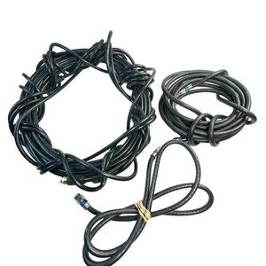 Lot Of Coaxial Video Cables Various Lengths for Computer and Networking u